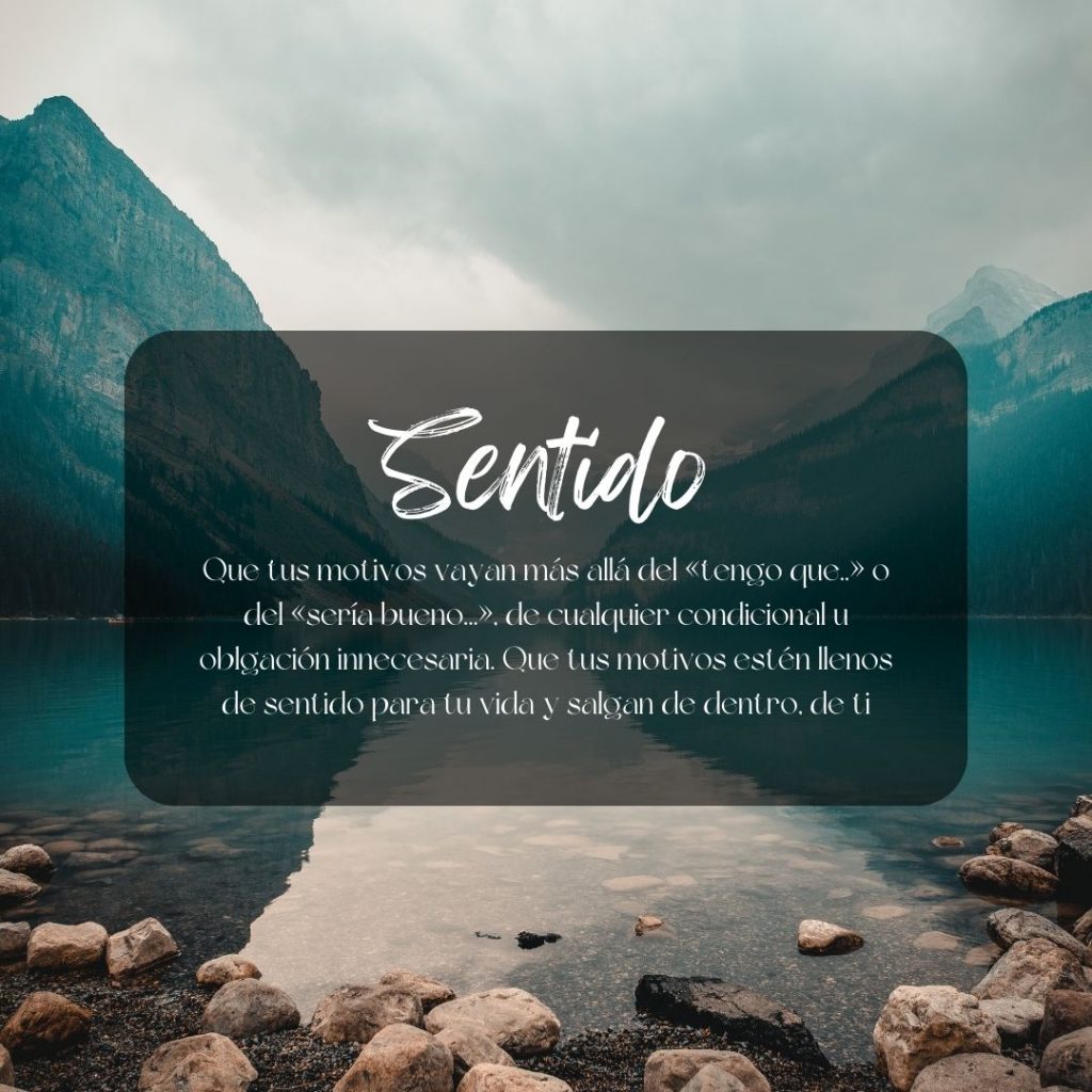 Entre las claves para desafíar al tiempo se encuentra dar sentido a todo lo que haces y te propones. Desafía al tiempo dando sentido a tu día a día, a tus propósitos. 
